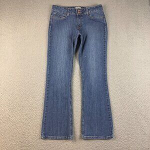 Levi's Women's Size 8 Medium 526 Slender Boot Cut Blue Denim Jeans Cotton Blend